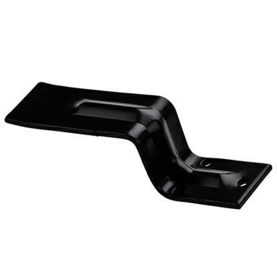 Hardware * | Door Bar Holder, Open, Black Steel, 6.3 X 1.5-In. National Hardware Hot Selling