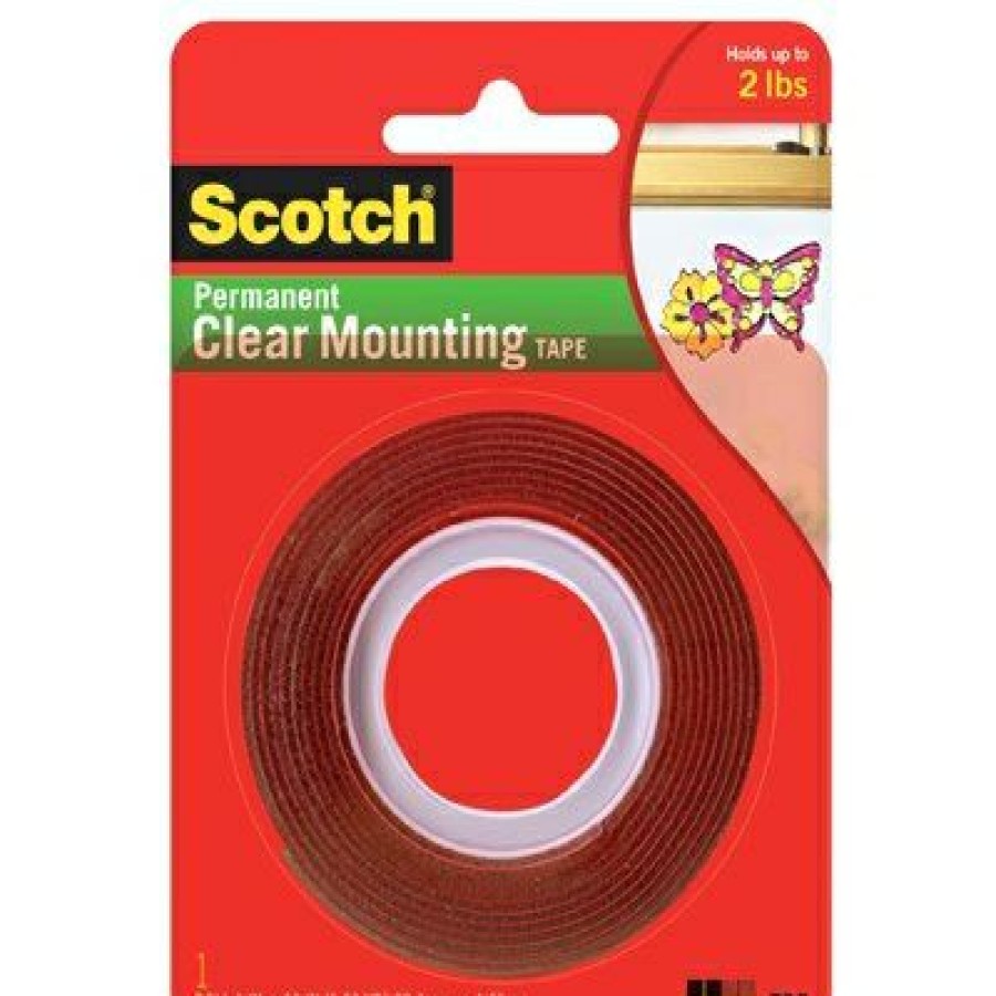 Hardware * | Heavy-Duty Mounting Tape, Clear, 1 X 60-In. Scotch Fascinating Model