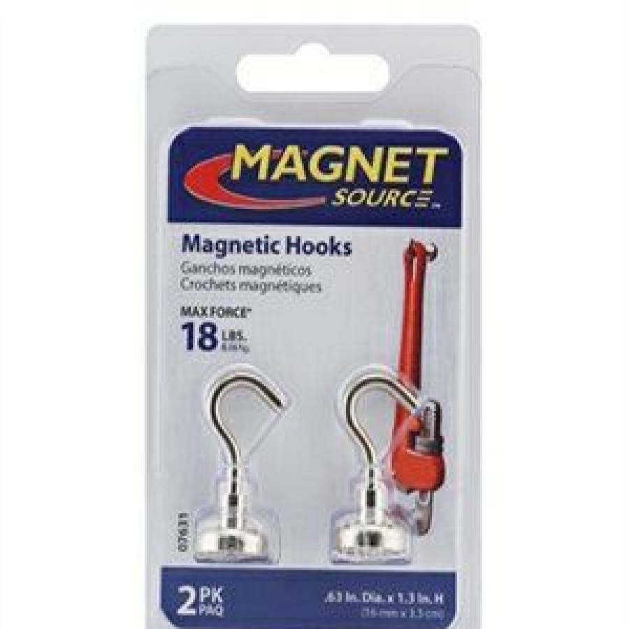 Hardware * | Magnetic Hook, #18, 2-Pk. Master Magnetics Promotion