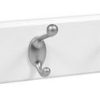 Hardware * | Hook Board, White & Satin, 18-In. High & Mighty Hot Selling