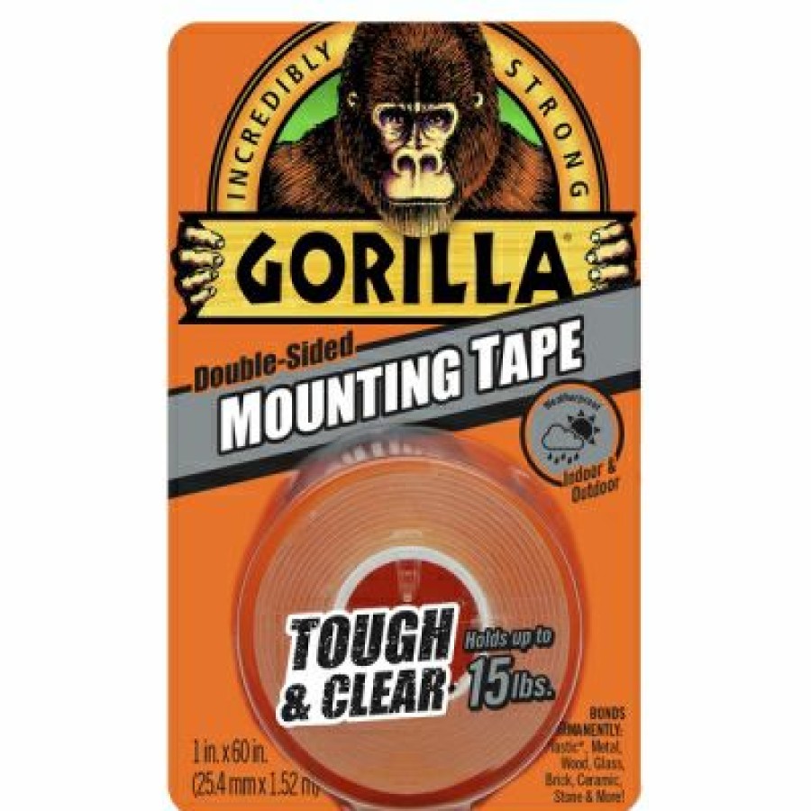 Hardware * | Mounting Tape, Clear, 1 X 60-In. Gorilla Exclusive Design