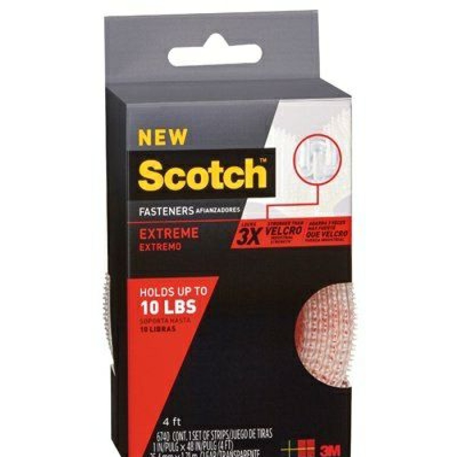 Hardware * | Extreme Fasteners, Black, 1-In. X 4-Ft. Scotch Discount Store