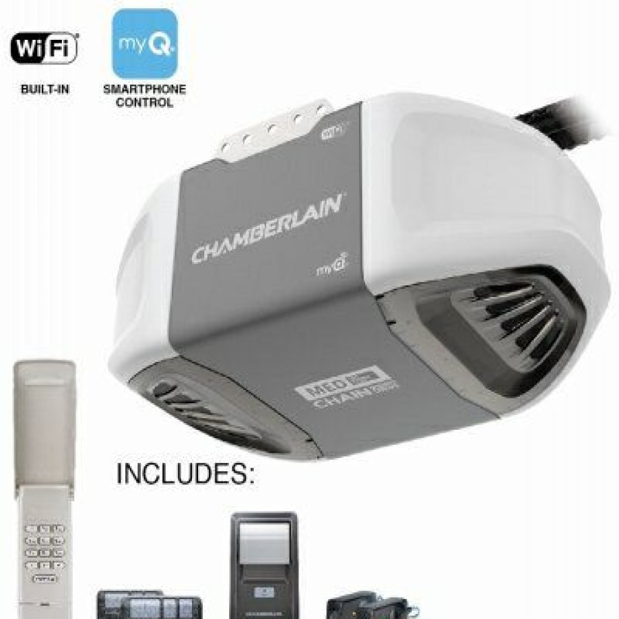 Hardware * | Myq, Wi-Fi Smart Garage Door Opener, 1/2-Hp Chamberlain Fashionable