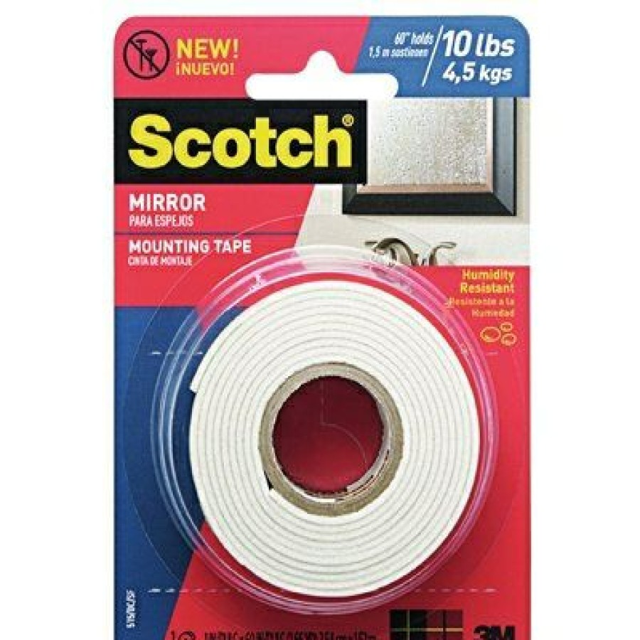 Hardware * | Mirror Mounting Tape, 1 X 60-In. Scotch At Reduced Price