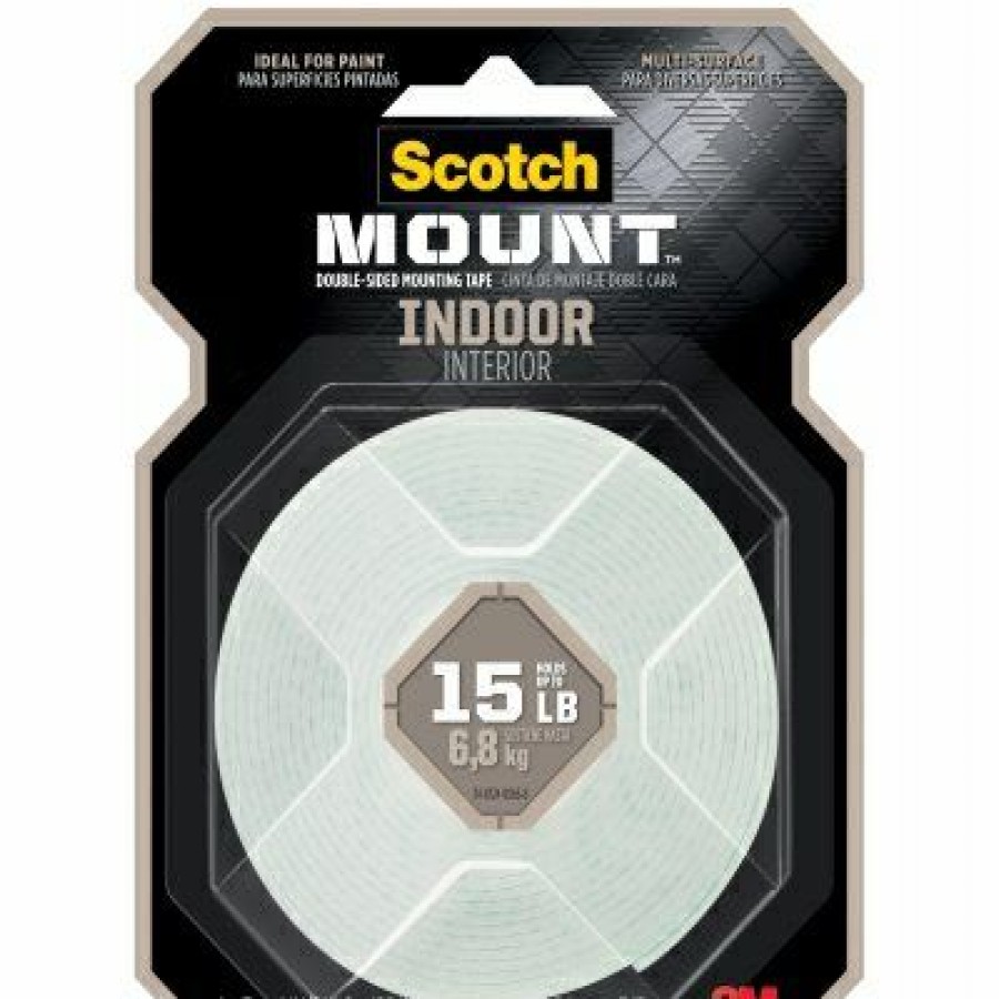 Hardware * | Double-Sided Mounting Tape, Indoor, 1 X 125-In. Scotch Simple Drawing