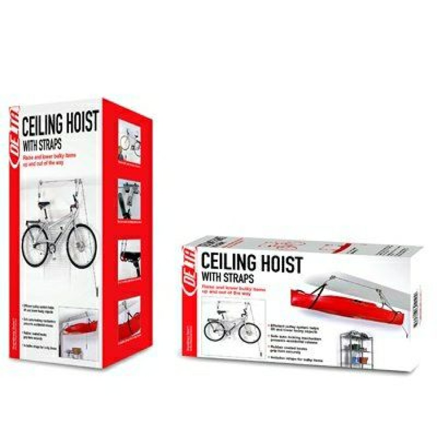 Hardware * | Bike Ceiling Hoist With Straps Delta Cycle At Lower Price