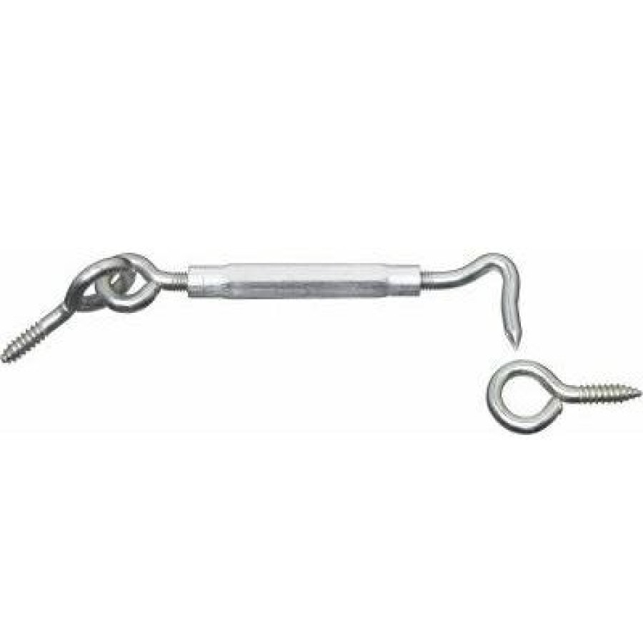 Hardware * | Zinc Turnbuckle Gate Hook, 3/8 X 11-In. National Hardware Outlet Sale