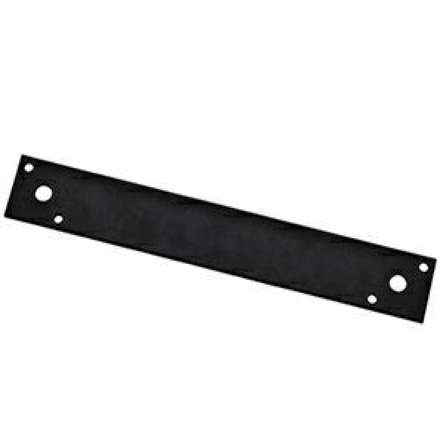 Hardware * | Strap Brace Mending Plate, Black Steel, 10-In. National Hardware At Reduced Price