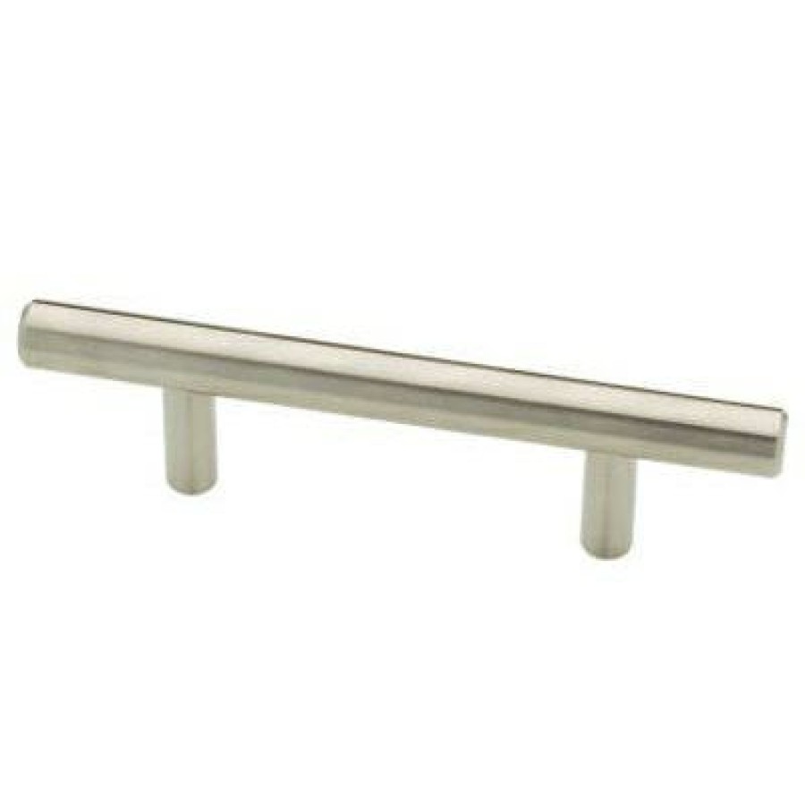 Hardware * | Bar Cabinet Pull, Stainless Steel, 3-In., 4-Pk. Liberty Hardware Fashionable