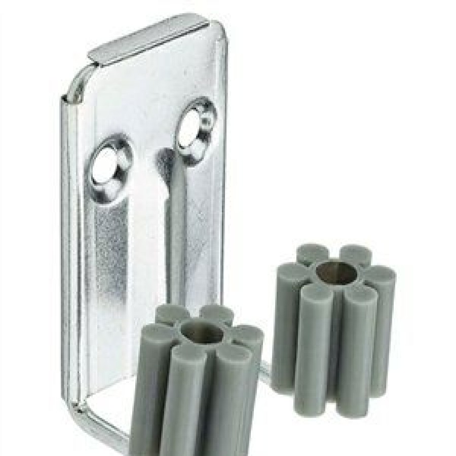 Hardware * | Broom Clips, Zinc, 2-Pk. National Hardware Absolute Quality