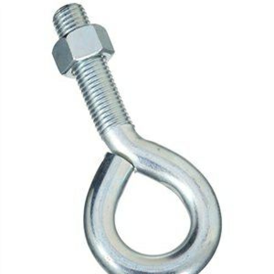 Hardware * | Eye Bolt With Hex Nut, Zinc, 1 X 8-In. National Mfg. At Reduced Price