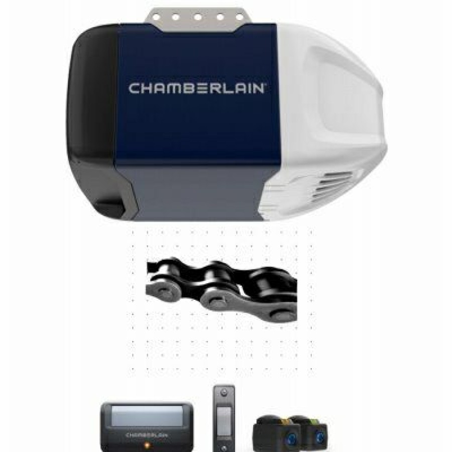 Hardware * | Myq Smart Garage Door Opener, Chain Drive, 1/2-Hp Motor Chamberlain Exclusive Design