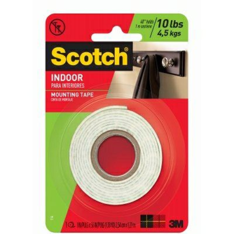 Hardware * | 1 X 50-Inch Foam Mounting Tape Scotch Fashionable