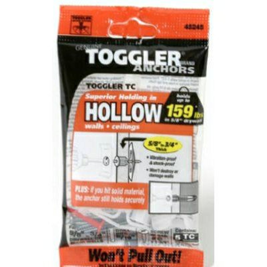 Hardware * | Tc Hollow Wall Anchors, 5/8-3/4-In., 5-Pk. Toggler Original Model