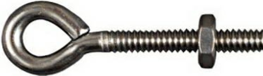 Hardware * | Eye Bolt With Hex Nut, Stainless Steel, 3/16 X 2-In. National Hardware Promotion