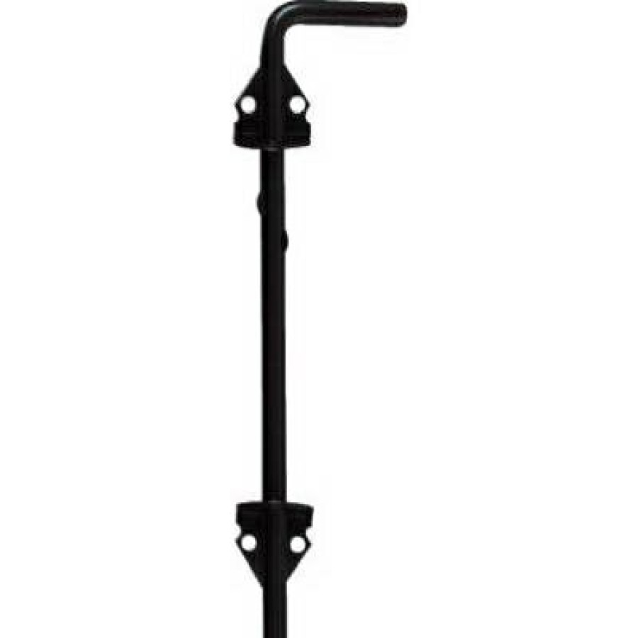 Hardware * | Black Satin Cane Gate Bolt, .5 X 12-In. National Hardware Fascinating Model