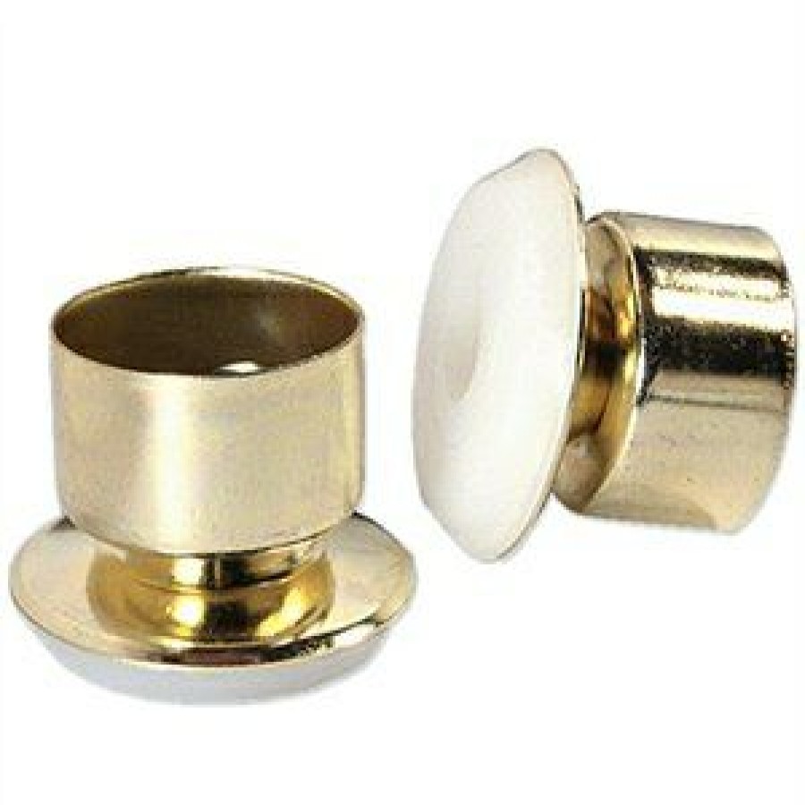 Hardware * | Furniture Swivel Glide, Gold Brass/Plastic, 7/8-In., 4-Pk. Truguard Superior Style