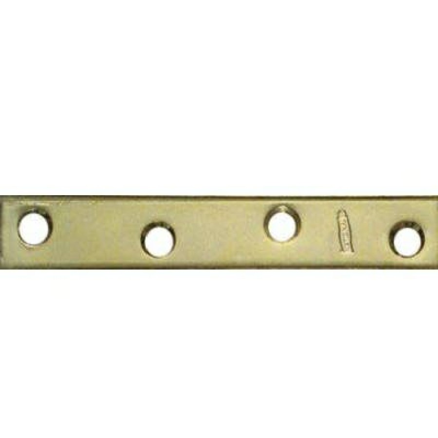 Hardware * | 4-Pk., 5/8 X 4 Brass Mending Plate National Hardware Top Selling