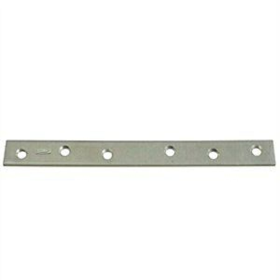 Hardware * | 10 X 1-In. Zinc Mending Plate National Hardware Simple Drawing