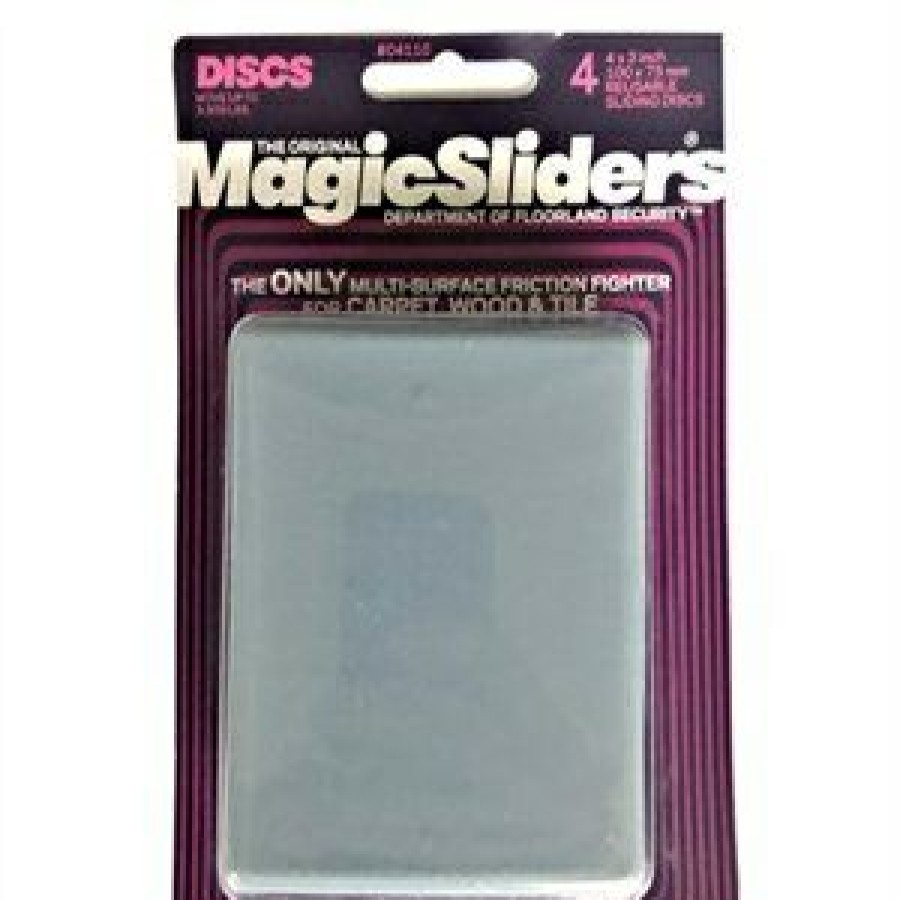 Hardware * | Sliding Disc, Reusable, 4 X 3-In., 4-Pk. Magic Sliders Discount Store