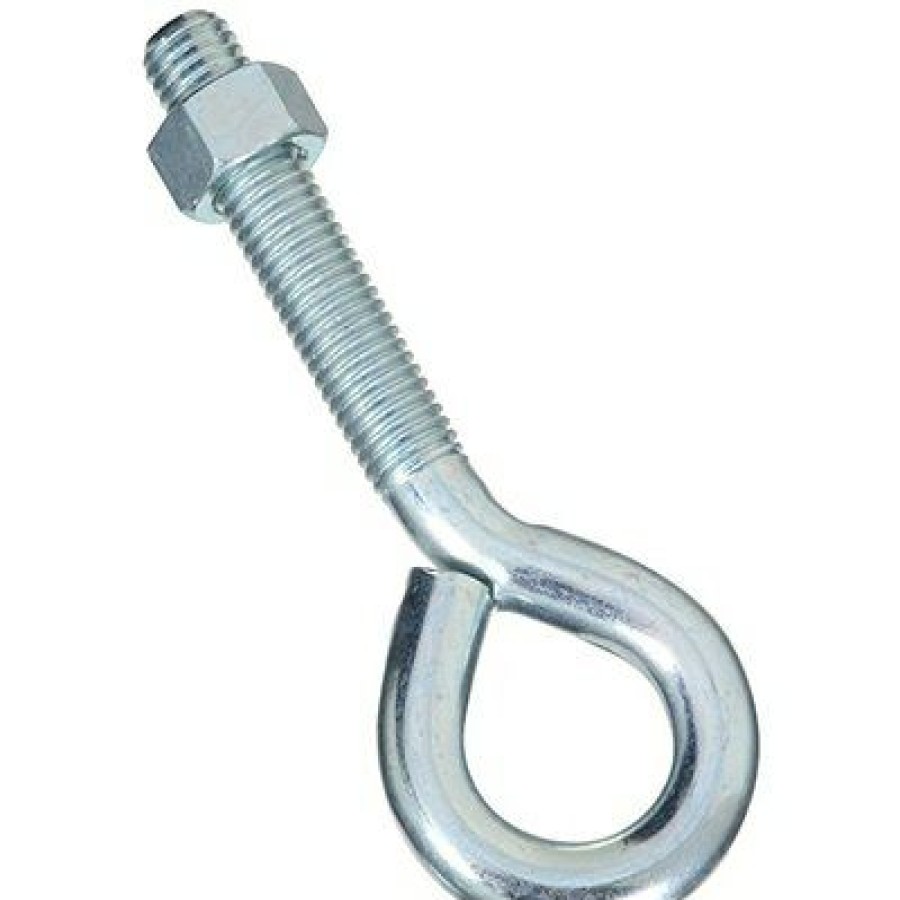 Hardware * | Eye Bolt With Hex Nut, Zinc, 5/8 X 6-In. National Hardware Premium Product