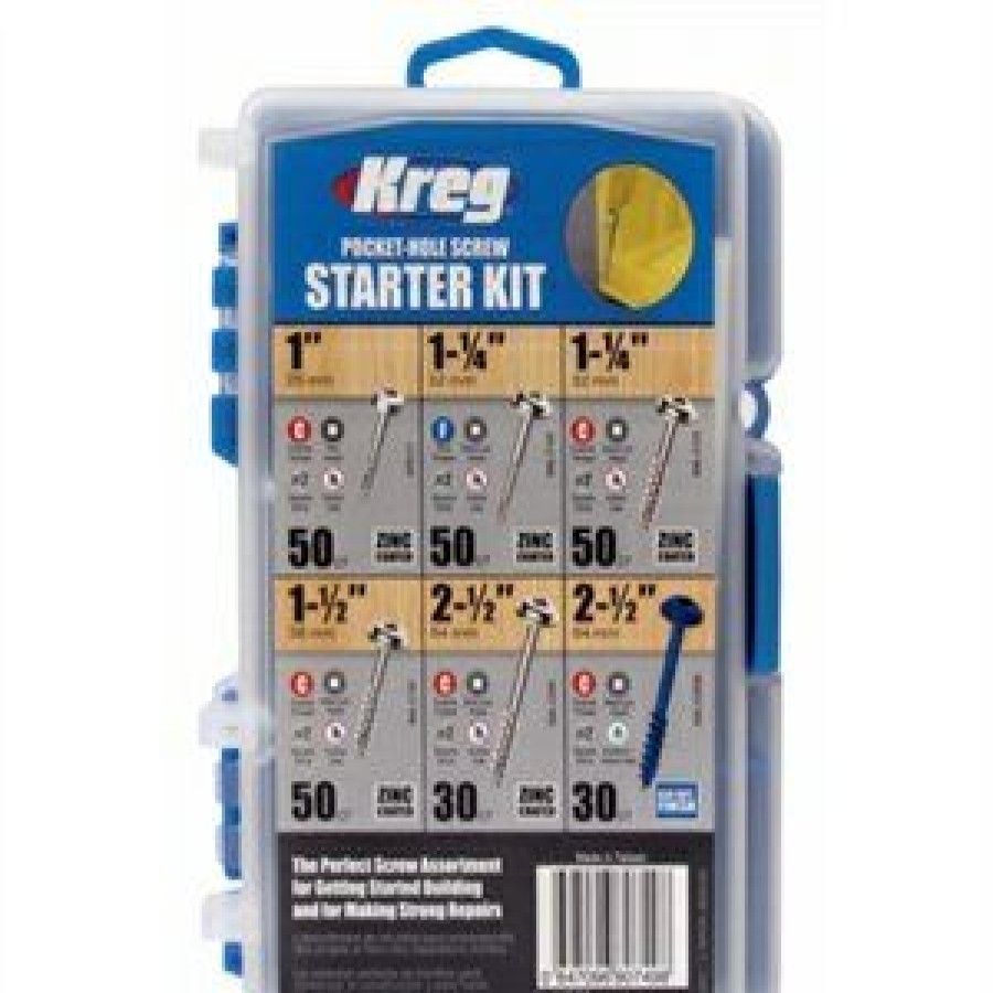 Hardware * | Pocket-Hole Screw Starter Kit, 260-Pc. Kreg Fascinating Model