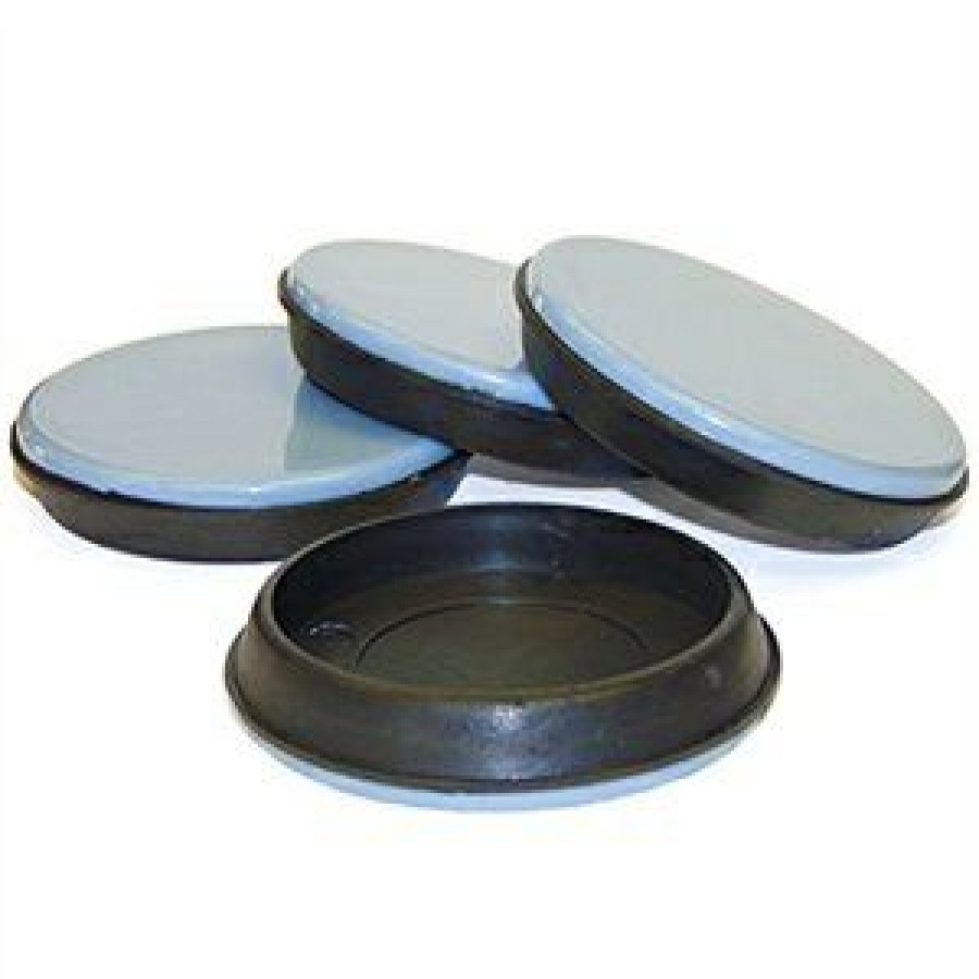 Hardware * | Furniture Sliding Cups, Round, Gray Blue, 2-3/4 X 11/16-In. Id, 4-Pk. Truguard Exactly Discount