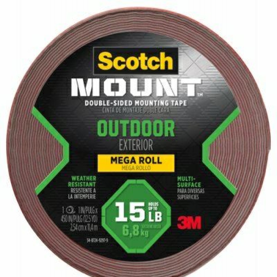 Hardware * | Double-Sided Mounting Tape, Outdoor, 1-In. X 33.3-Ft. Scotch Special Style