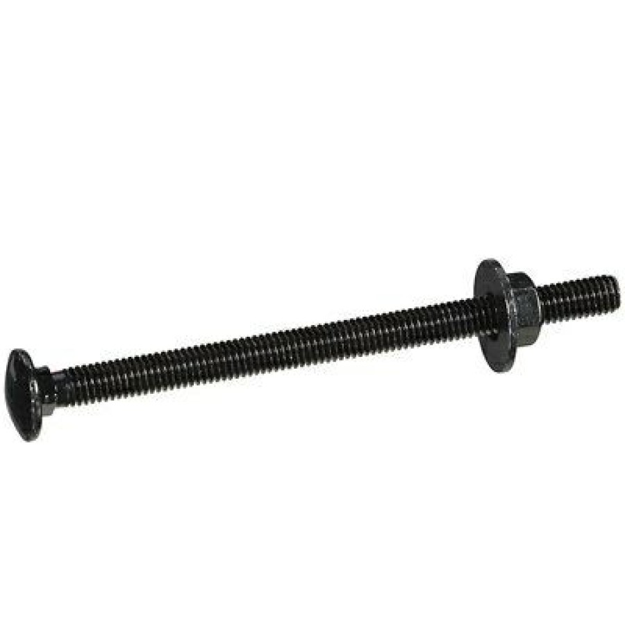 Hardware * | Carriage Bolts, Steel, Black, 5/16 X 5-In., 3-Pk. National Hardware Top Selling