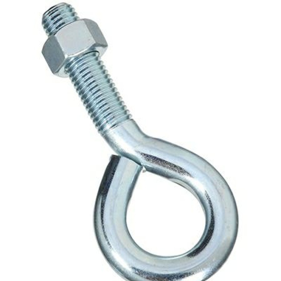 Hardware * | Eye Bolt With Hex Nut, Zinc, 3/4 X 6-In. National Hardware Sale Online