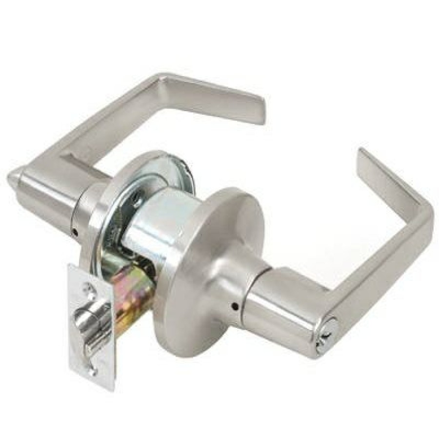 Hardware * | Light-Duty Commercial Satin-Finish Entry Lever Top Selling