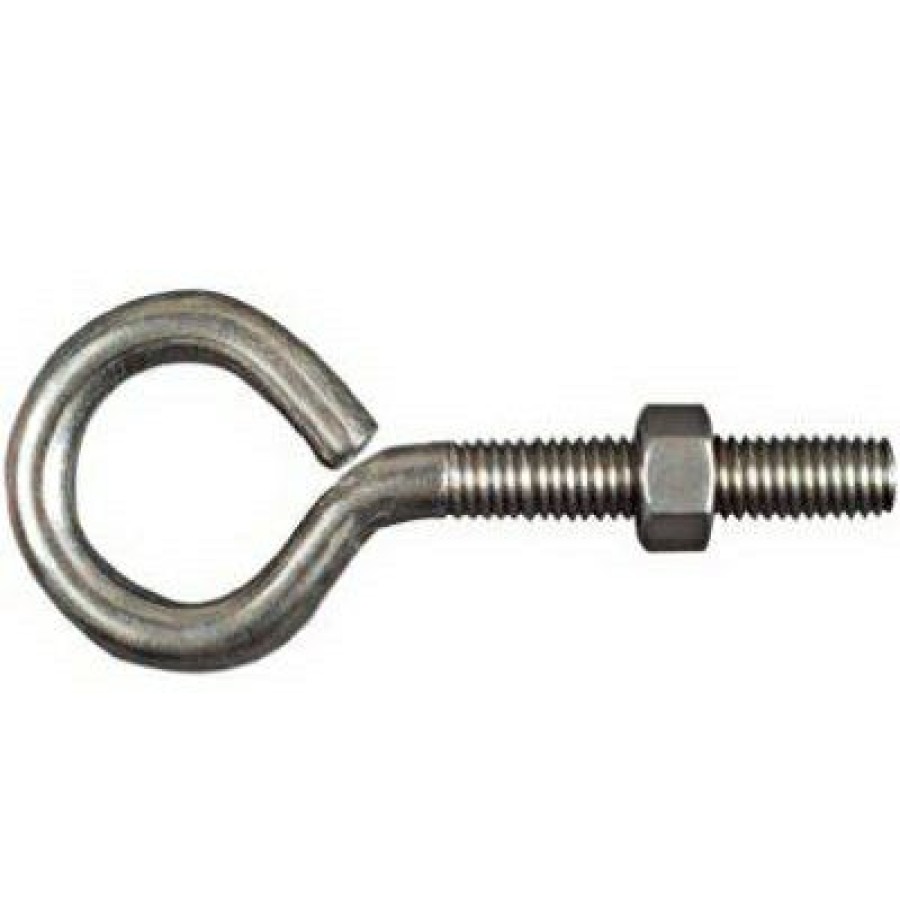 Hardware * | Eye Bolt With Hex Nuts, Stainless Steel, 3/8 X 4-In. National Hardware Cheaper