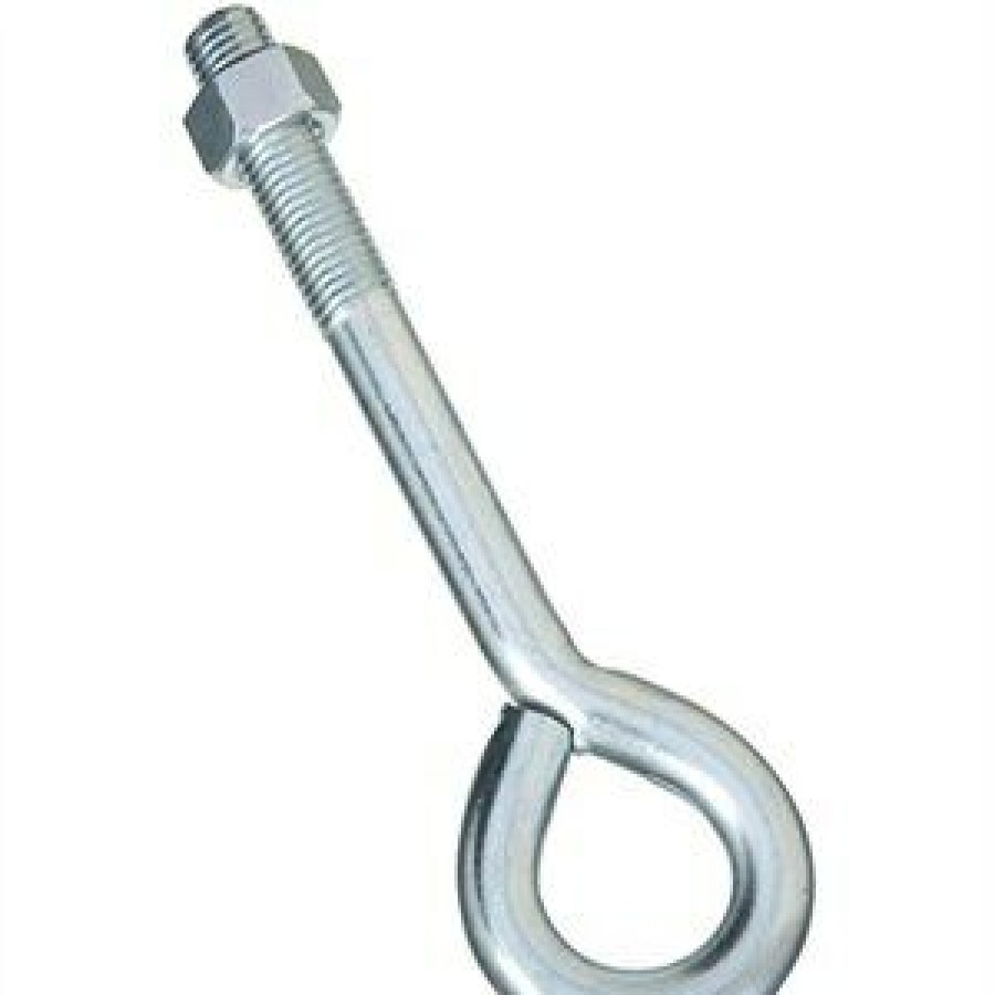 Hardware * | Eye Bolt With Hex Nut, Zinc, 1 X 12-In. National Hardware On Sale