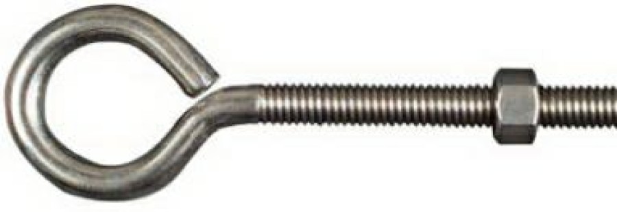 Hardware * | Eye Bolts, Stainless Steel, 3/8 X 5-In. National Hardware Superior Style