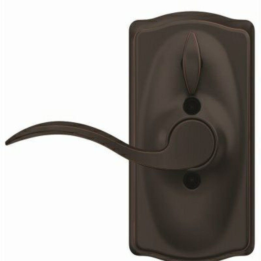 Hardware * | Aged Bronze Keypad Entry Lockset With Flex Lock Schlage Exclusive Design