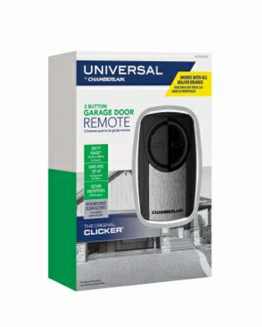 Hardware * | Universal Garage Door Remote, Silver Chamberlain Hot Selling