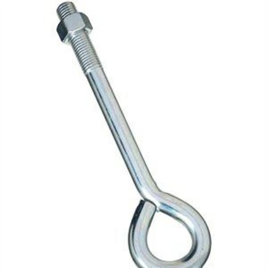 Hardware * | Eye Bolt With Hex Nut, Zinc, 1 X 14-In. National Hardware Fashionable