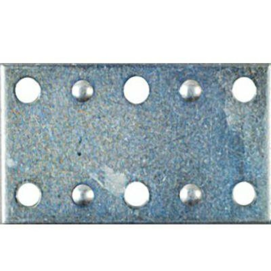 Hardware * | 4-Pk., 2.5 X 1-3/8-In. Zinc Mending Plate National Hardware Absolute Quality