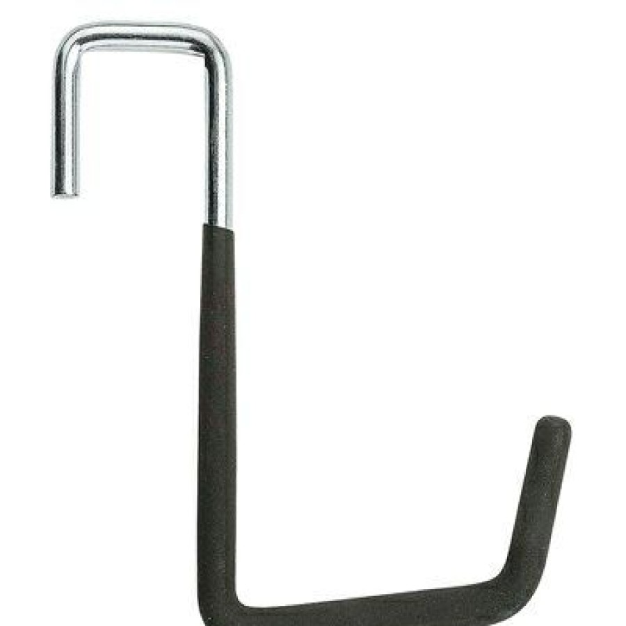 Hardware * | Large Rafter Storage Hook, Black Vinyl Coated, 6-In. National Hardware Bargain Sale