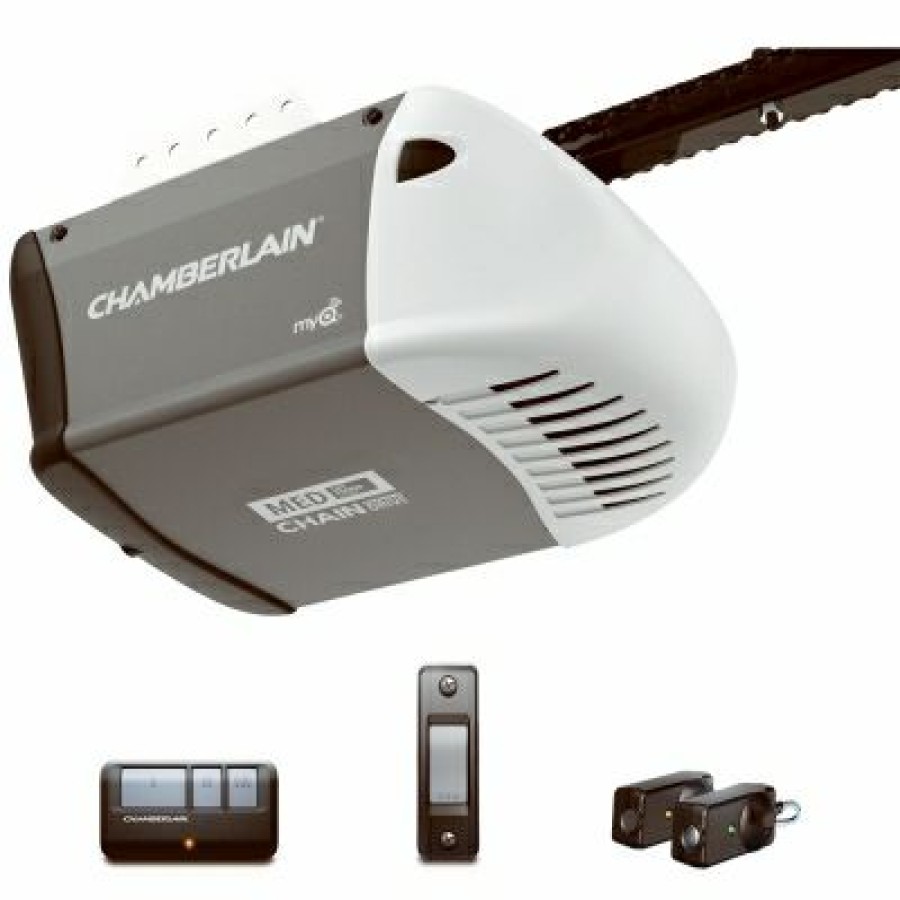 Hardware * | Garage Door Opener, 1/2-Hp Motor, Chain Drive Chamberlain Glamor Model