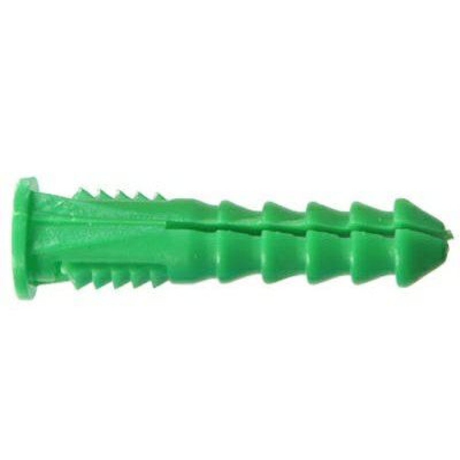 Hardware * | Hillman Wall Anchor, Green Ribbed Plastic, 12-14-16 X 1-1/2-In. Sold In Store By The Unit Promotion