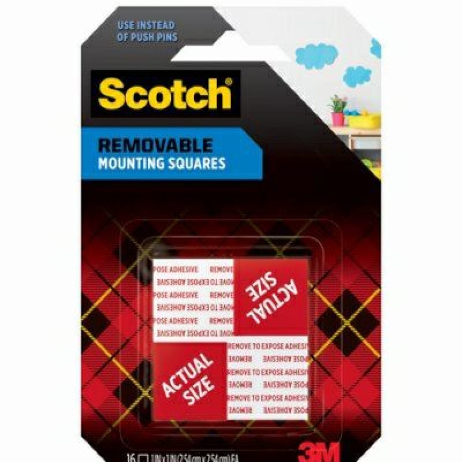 Hardware * | Removable Heavy-Duty Mounting Squares Scotch The Latest Fashion