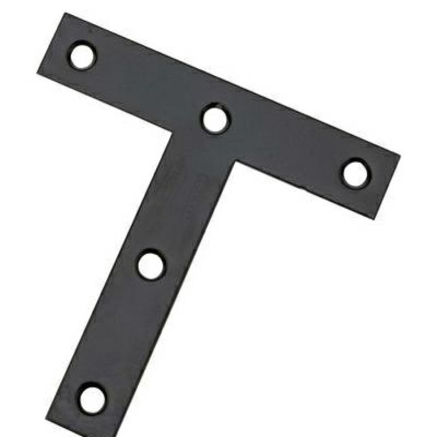 Hardware * | T-Plate Jointer, Black, 4 X 4-In. National Hardware Exclusive Design