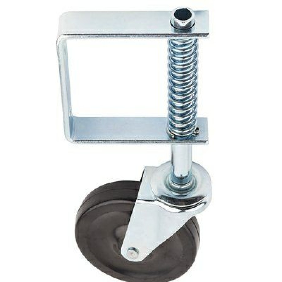 Hardware * | Gate Caster, Zinc, Loaded Spring Shock Absorber, 125-Lb. Working Load National Hardware Fashionable