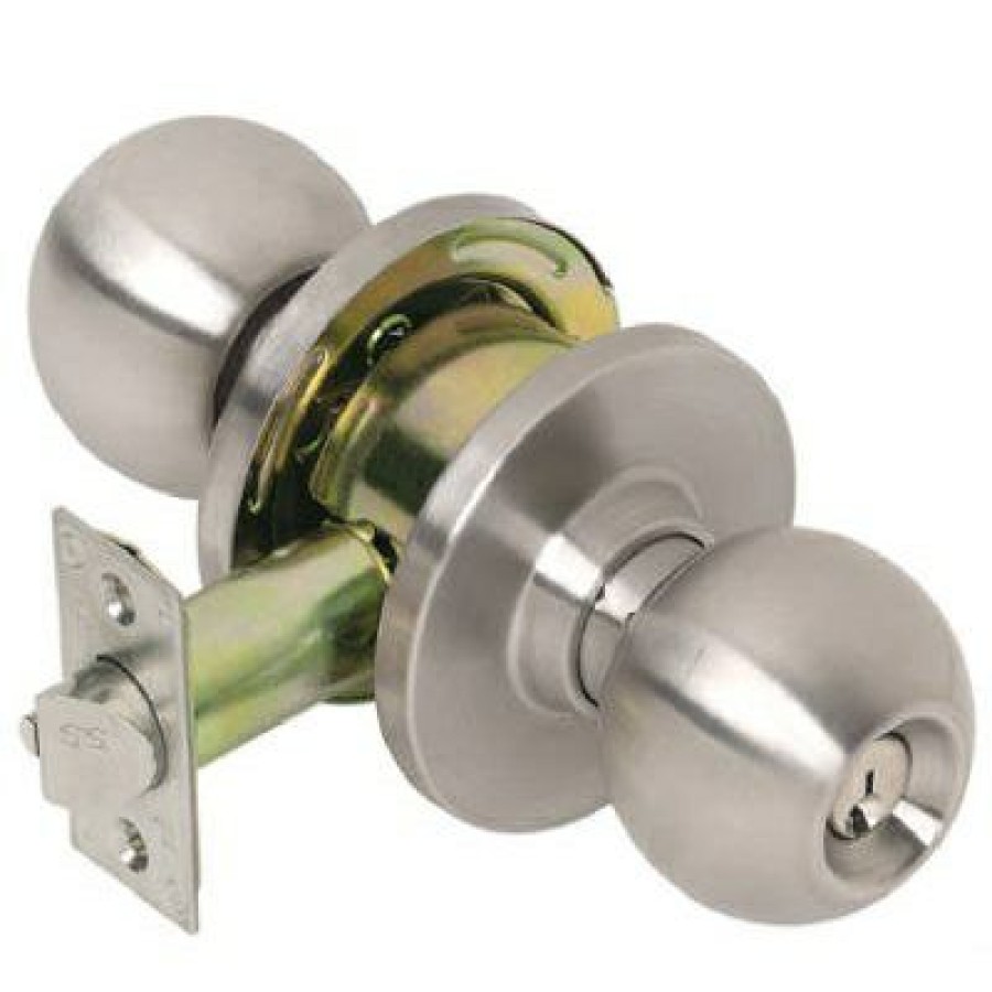 Hardware * | Ball Knob Storeroom Lockset Discount Store