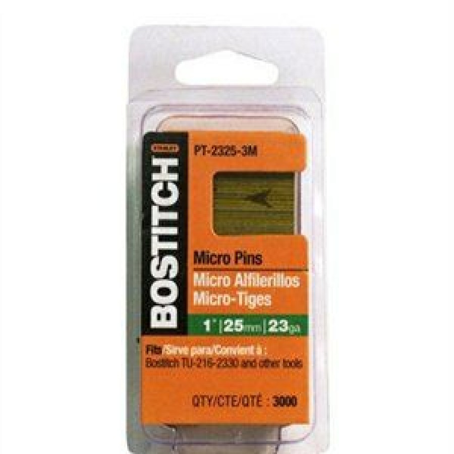 Hardware * | Coated Pin Nails, 23 Gauge, 1-3/16-In., 3,000-Ct. Bostitch Offering Discounts