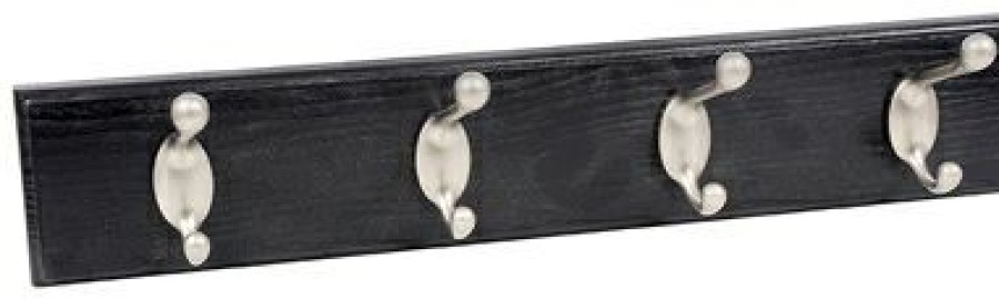 Hardware * | Hook Board, Black & Satin, 18-In. High & Mighty The Varied Pattern