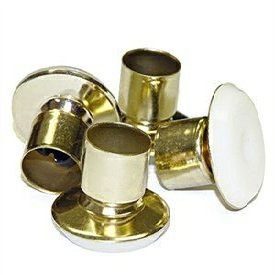 Hardware * | Furniture Swivel Glide, Gold Brass/Plastic, 5/8-In., 4-Pk. Truguard Sale Merchandise