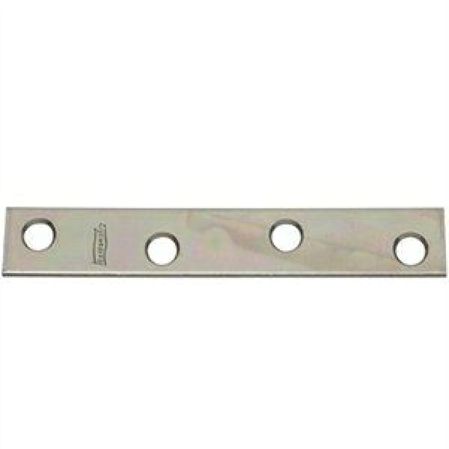 Hardware * | 4-Pk., 4 X 5/8-In. Zinc Mending Plate National Hardware Original Model