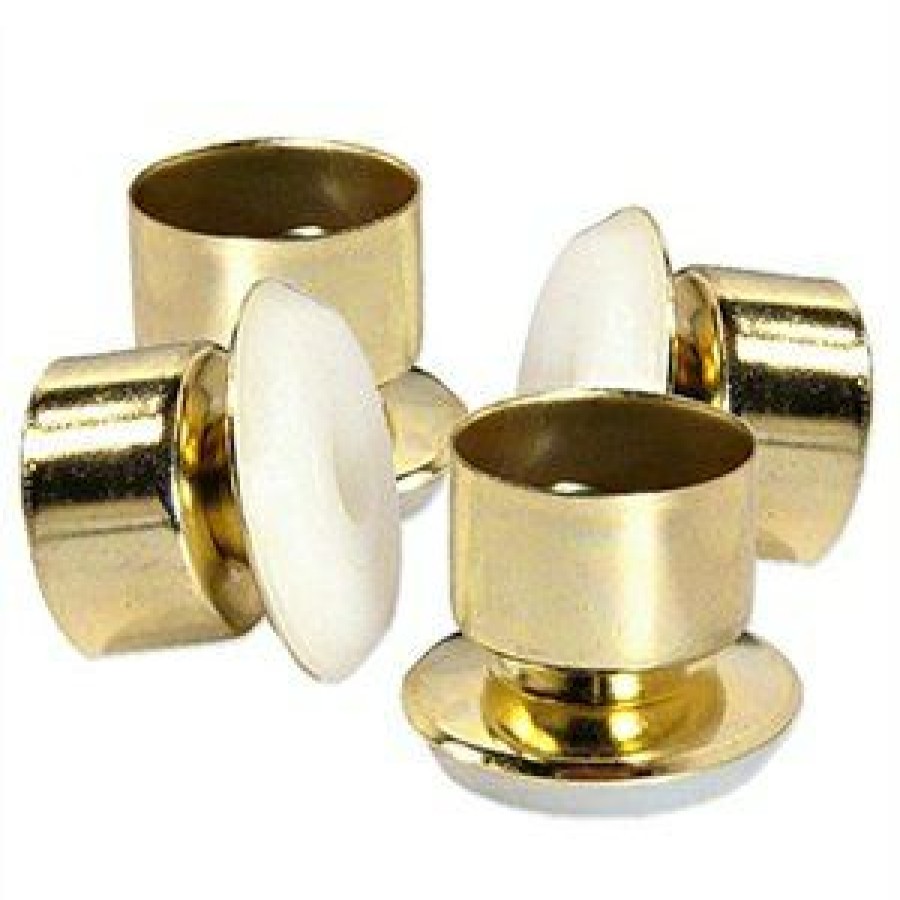 Hardware * | Furniture Swivel Glide, Gold Brass/Plastic, 3/4-In., 4-Pk. Truguard Glamor Model